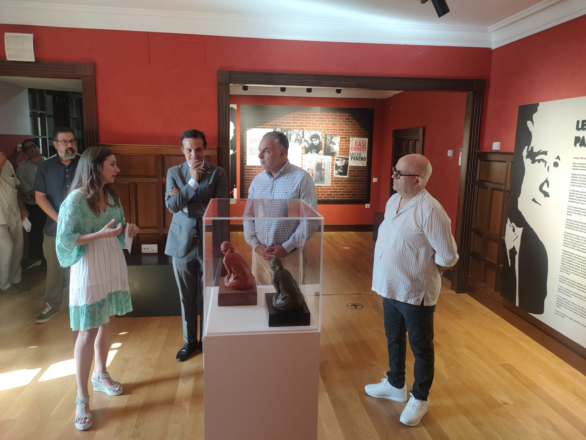 Ocho grandes esculturas del siglo XX adornan en agosto los espacios de la Casa Panero de Astorga