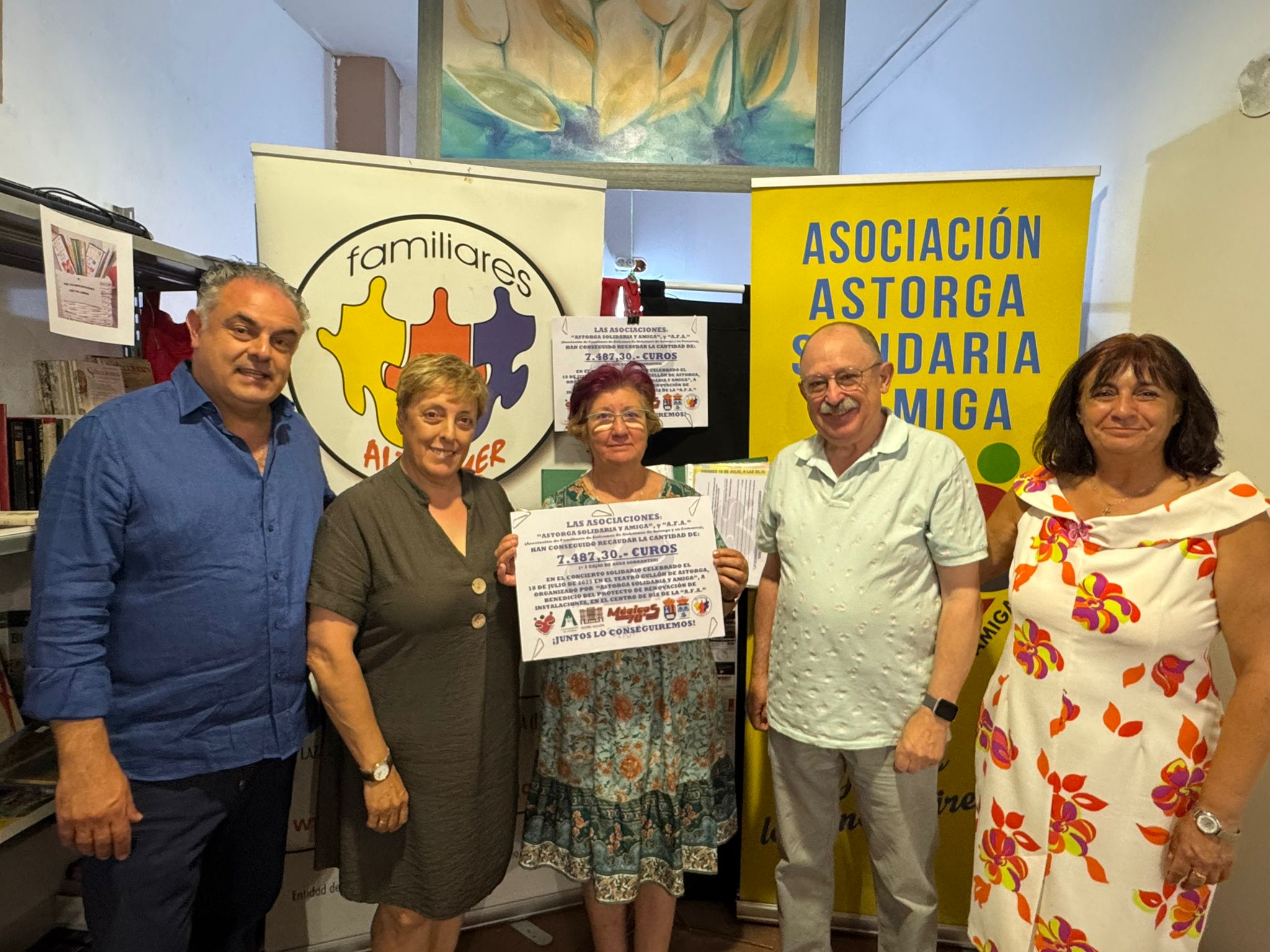 La recaudación del concierto de ‘Mágicos 70s’ permitirá a AFA iniciar las obras de ampliación de su centro de día en Astorga