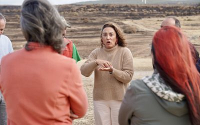 La Consejera de Agricultura visita Chana de Somoza para «ayudar y escuchar»