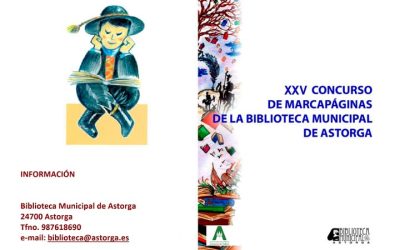 La Biblioteca Municipal convoca el XXV Concurso de Marcapáginas con la participación de colegios y centros sociales de Astorga