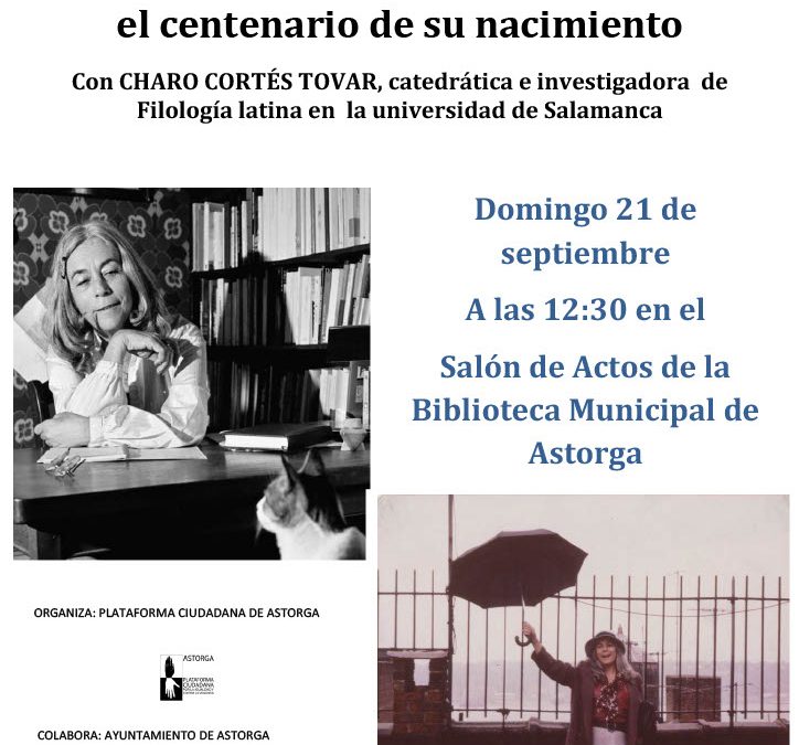 Astorga homenajea a Carmen Martín Gaite en el centenario de su nacimiento