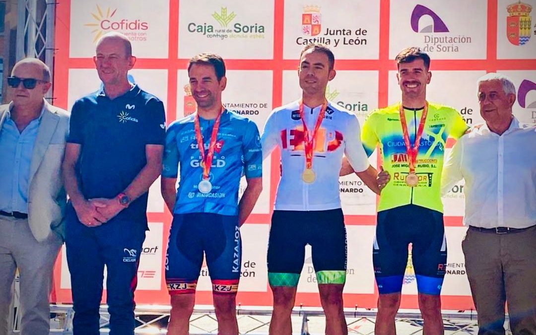 Bronce con acento maragato en el Campeonato de España Máster de ciclismo