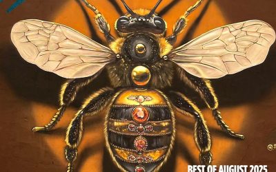 El mural «Queen Bee», realizado en el Art Aero Rap de La Bañeza, opta a ser la mejor obra mundial de 2025