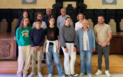 Recepción en el Ayuntamiento a la Banda de la Escuela Municipal de Música tras su participación en Disneyland París