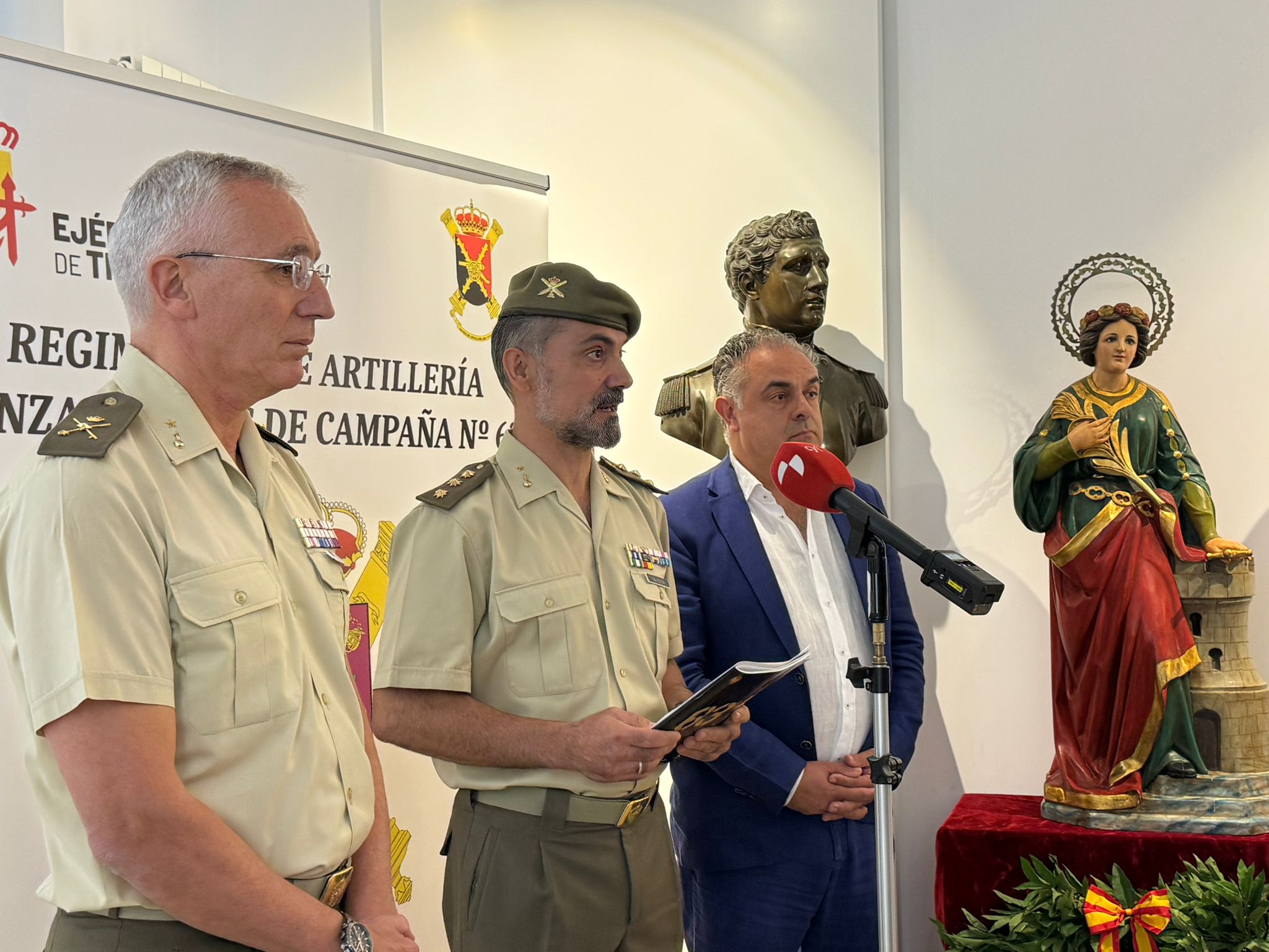 La exposición “RALCA nº63 1875-2025, 150 años de servicio y tradición artillera” abre hoy con un acto militar en la Biblioteca de Astorga
