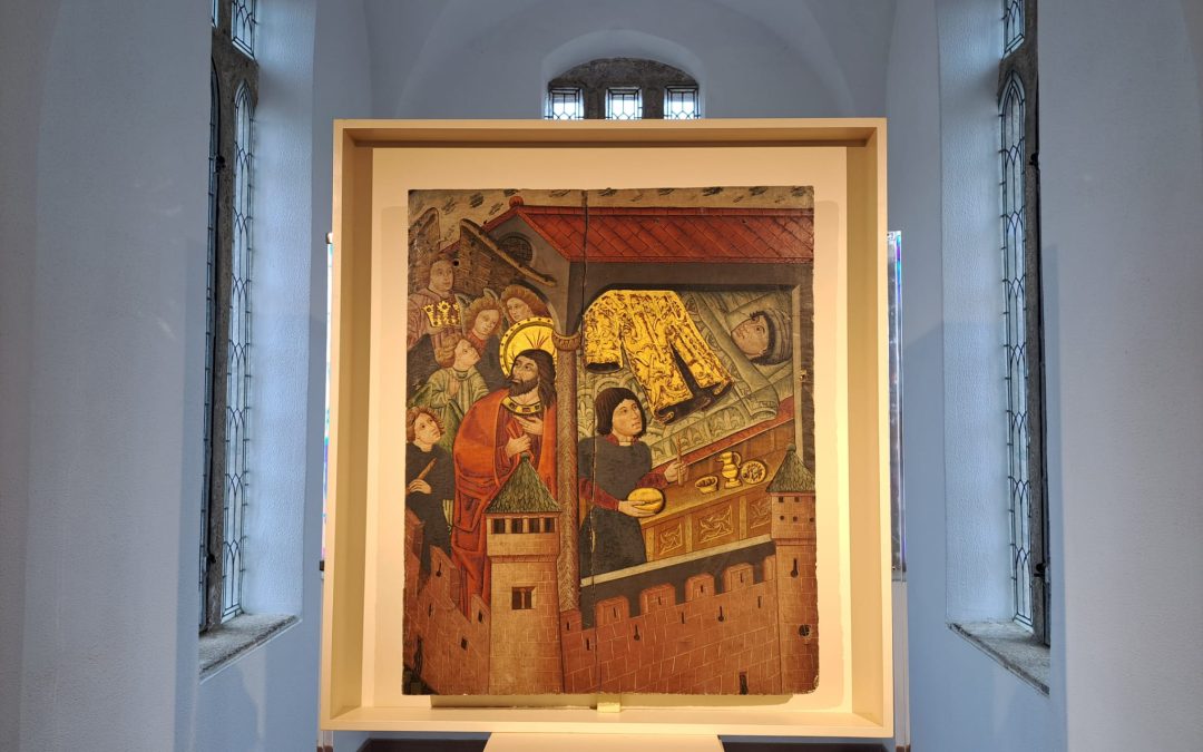 El Palacio de Gaudí de Astorga destaca un cuadro del obispo leonés San Martín de Tours