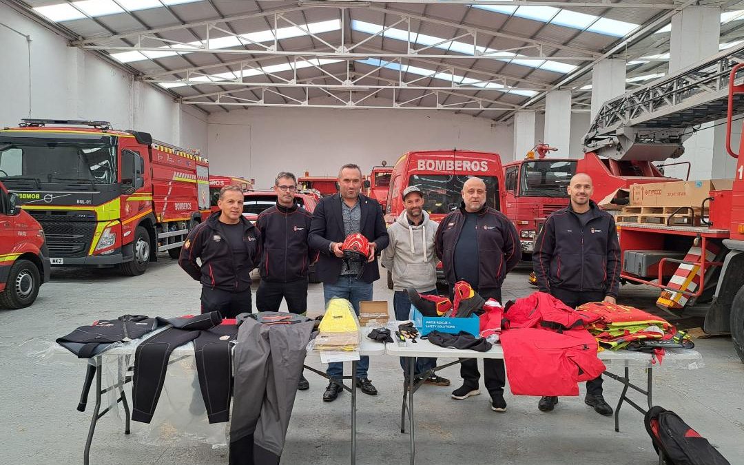 Los bomberos del SEPEIS cuentan con nuevo equipamiento para intervenciones acuáticas