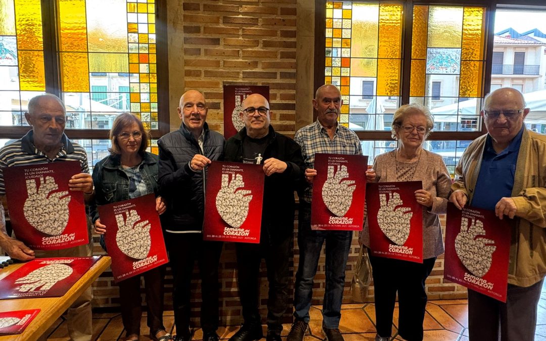 La Semana del Corazón en Astorga reunirá charlas médicas, una marcha popular y música en directo del 20 al 25 de octubre