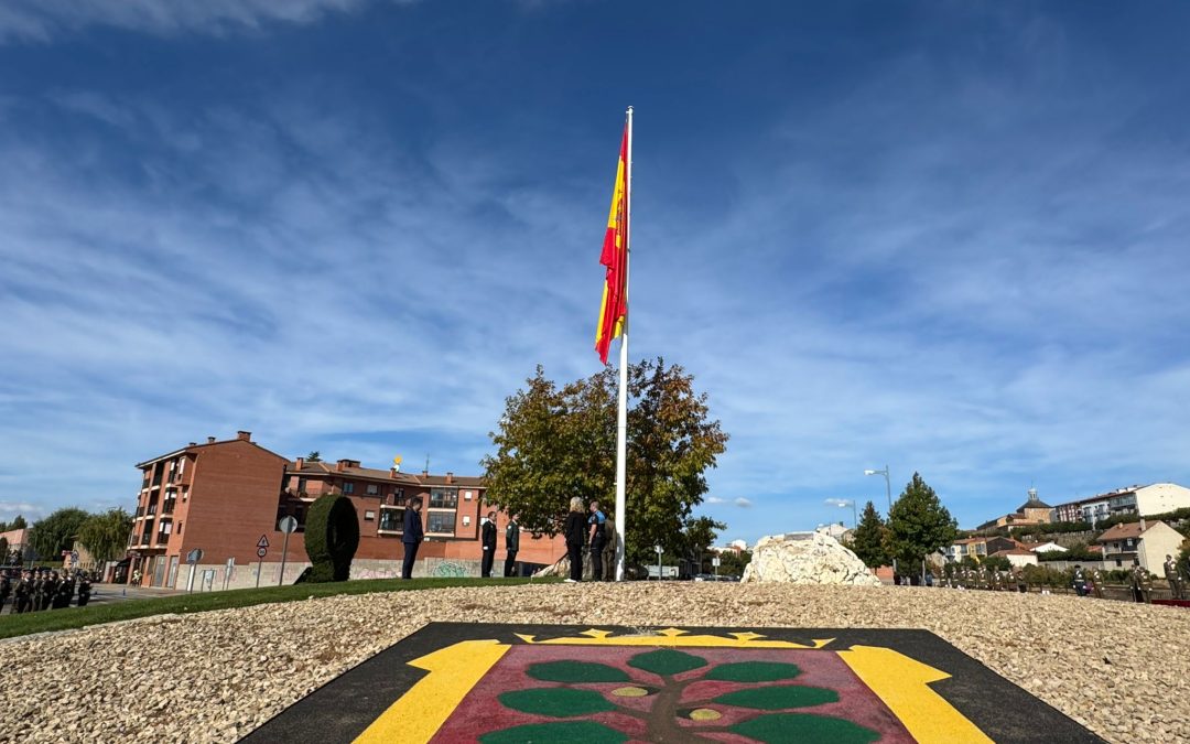 El RALCA 63 renueva la bandera de La Eragudina en su homenaje anual