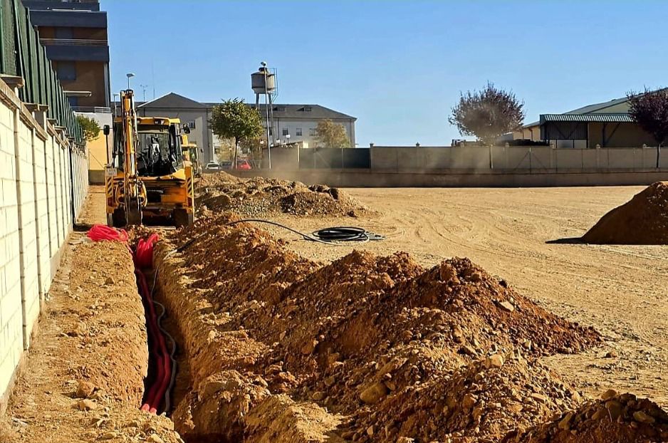 Se ultiman las obras para la apertura del nuevo aparcamiento de camiones de La Bañeza