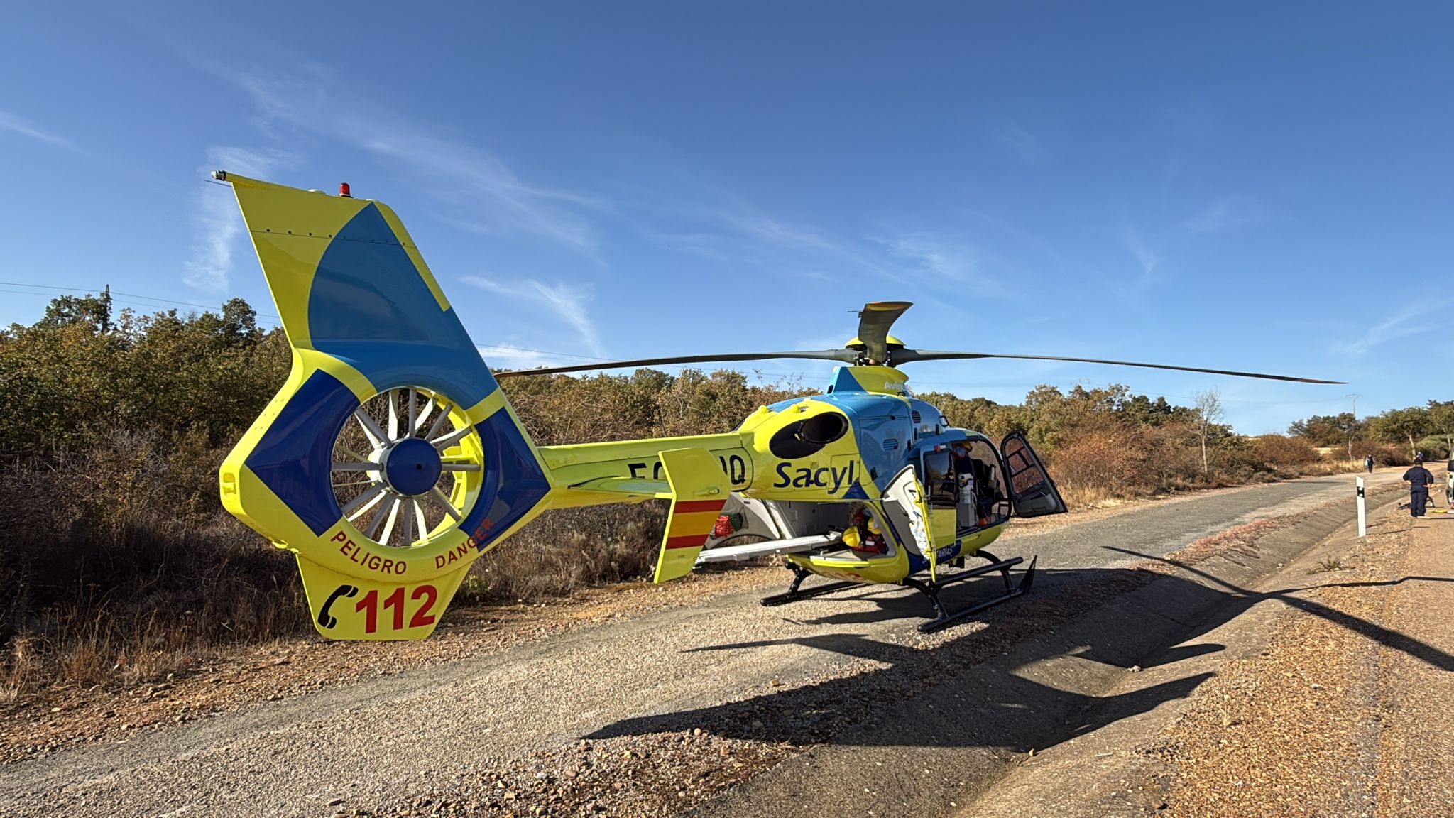 La Junta asegura que no se desmantelará la base del helicóptero de Astorga, aunque el sindicato teme su traslado a León