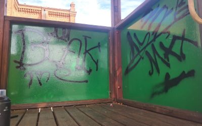 El ayuntamiento muestra su indignación por los actos vandálicos en el parque del barrio de San Andrés