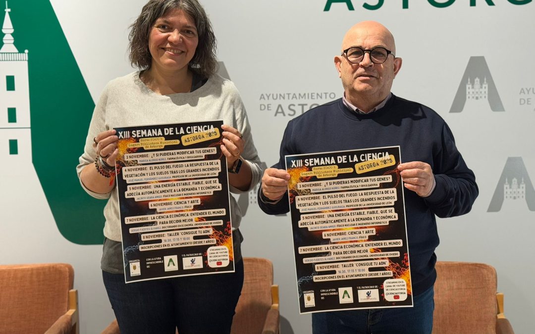 La Semana de la Ciencia regresa a Astorga con cinco charlas y un taller infantil sobre ADN