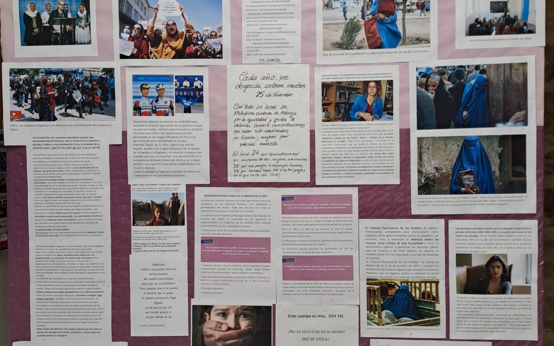 Se renueva el Panel de Igualdad de Astorga con motivo del Día de la Eliminación de la Violencia contra las Mujeres