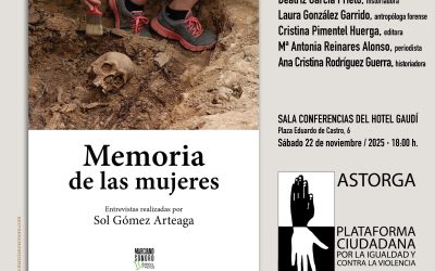 Sol Gómez Arteaga reúne a las protagonistas de su libro «Memoria de las Mujeres» en Astorga