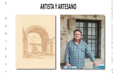 La Fundación Renacimiento Rural Leonés inaugura una exposición del artista emeritense Andrés Peláez Losa