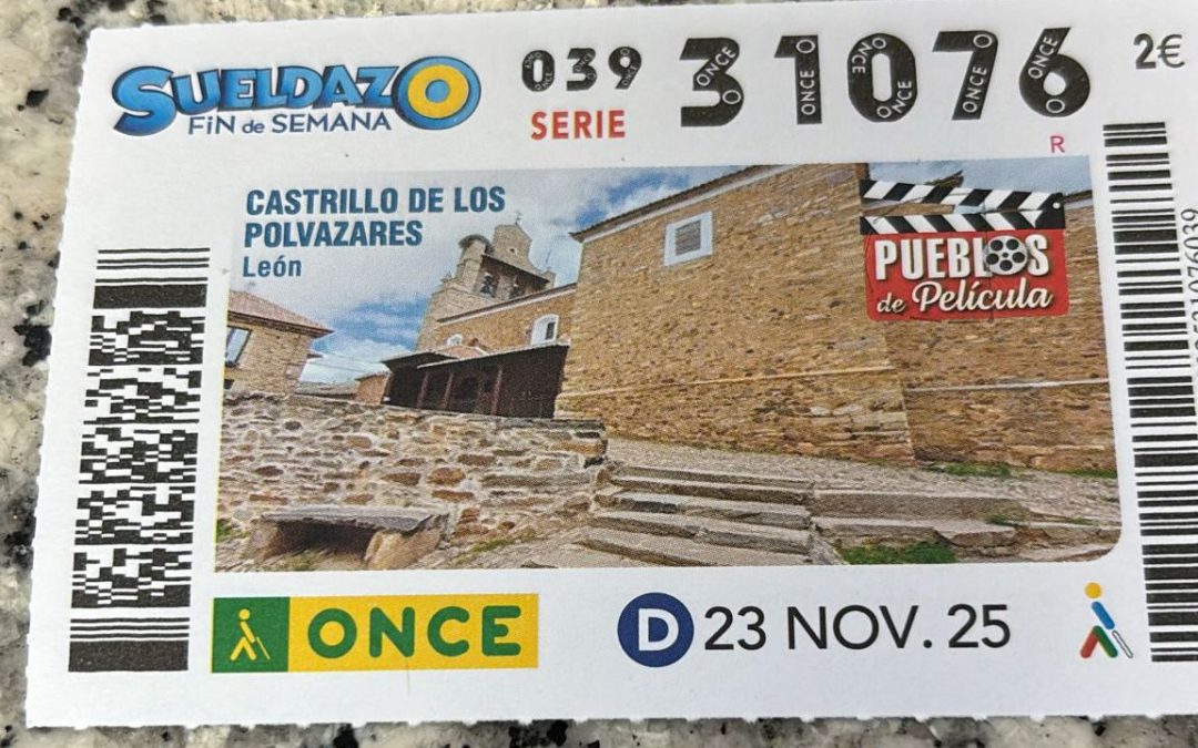 Castrillo de los Polvazares, protagonista del cupón del Sueldazo de la ONCE del 23 de noviembre