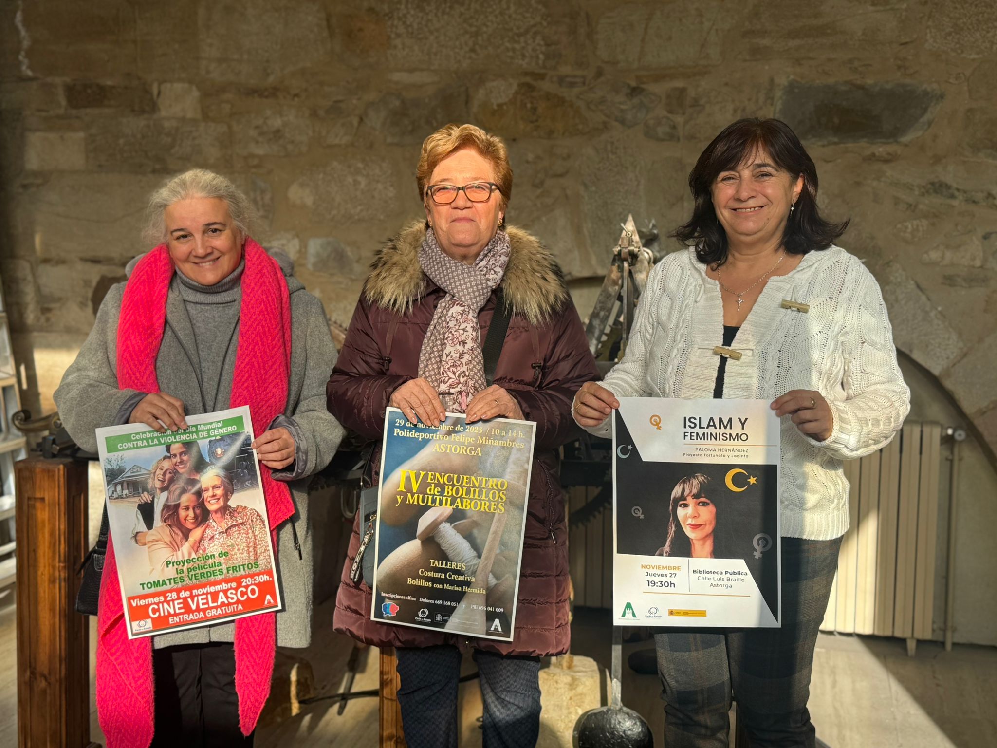 Una charla sobre el Islam y el feminismo, una película y el IV Encuentro de Bolillos por el Día Internacional contra la Violencia de Género en Astorga