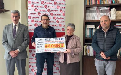 El Cross de Santa Colomba de Somoza entrega a Cáritas 3.040 euros para apoyar a los afectados por los incendios del verano