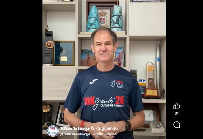 Abel Antón, doble campeón del mundo de maratón, tomará la salida en los 10K Ciudad de Astorga