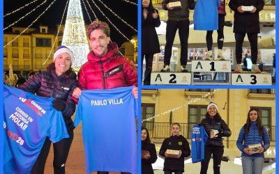 Pablo Villa y María González se coronan en la XI Carrera solidaria de Navidad de Astorga