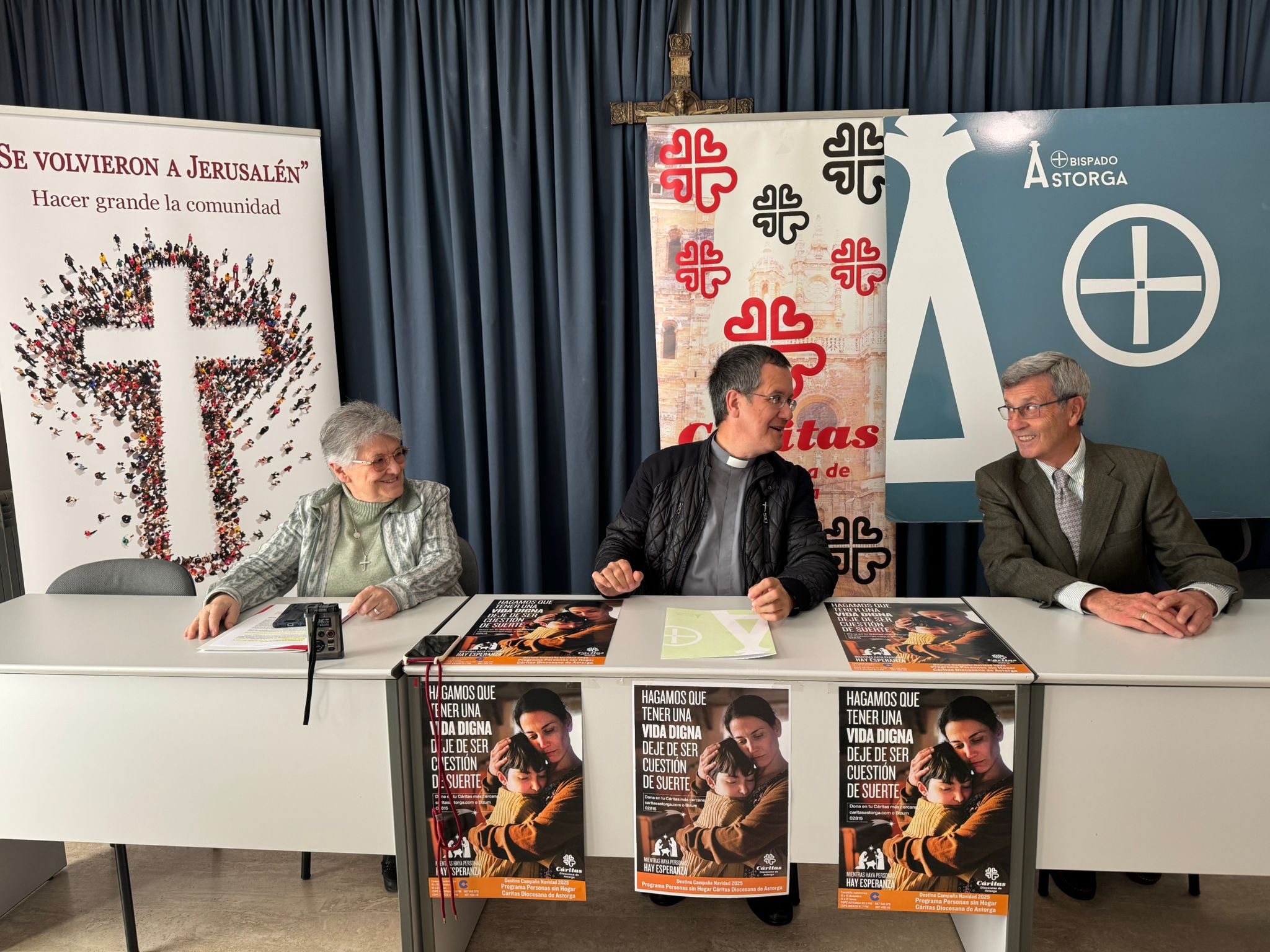 Cáritas Diocesana de Astorga orienta su Campaña de Navidad 2025 a las personas sin hogar ante el aumento de situaciones de vivienda precaria