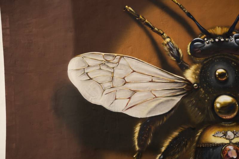 El mural bañezano “Queen Bee”, nominado a mejor obra del mundo