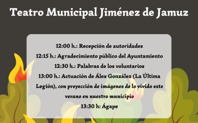 Jiménez de Jamuz rinde homenaje este sábado a los vecinos y voluntarios que participaron en la extinción de los incendios