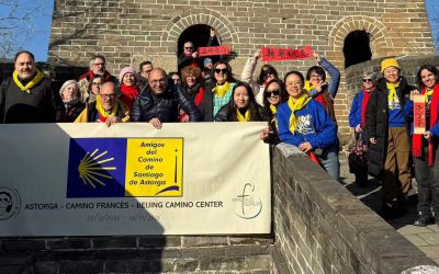 Astorga se convierte en puerta de entrada del voluntariado chino al Camino de Santiago