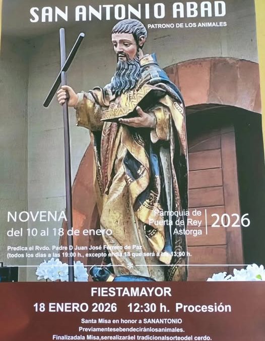 La novena de San Antón abre en Puerta de Rey los actos en honor al patrono de los animales