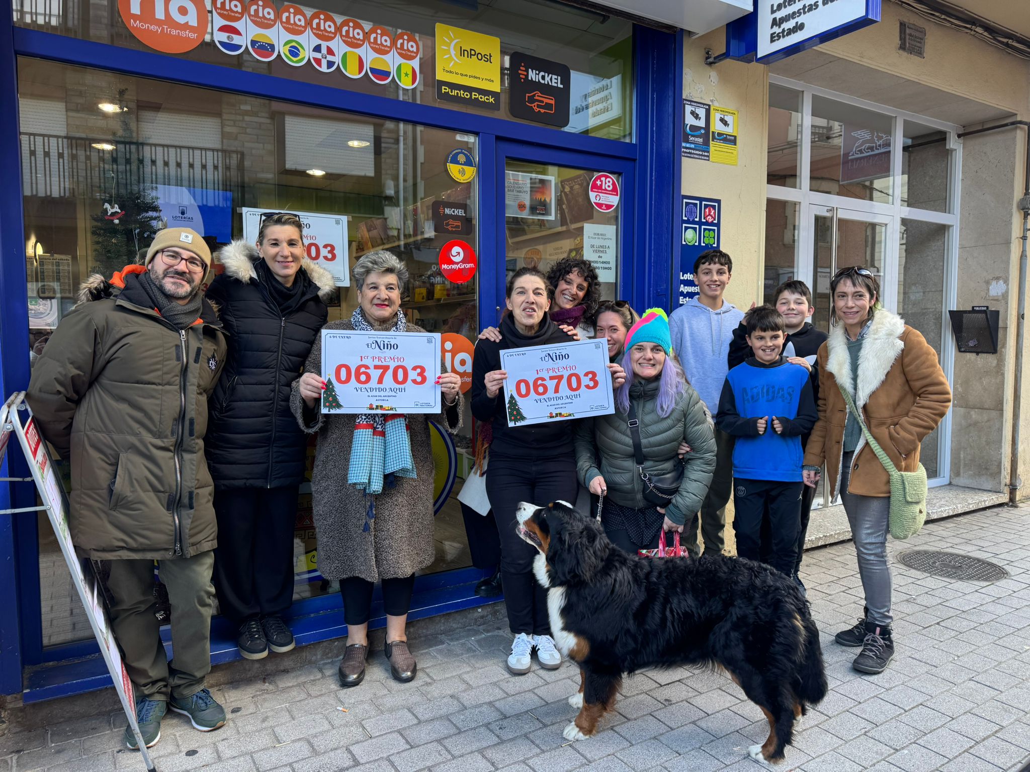 El primer premio de ‘El Niño’ cae en Astorga con 400.000 euros