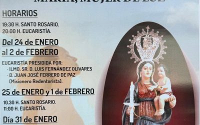 La novena a la Virgen de las Candelas se celebrará del 24 de enero al 2 de febrero en Rectivía