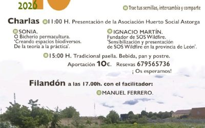 El Huerto Social Astorga celebra el 28 de febrero diez años de intercambio de semillas y saberes en Santiagomillas