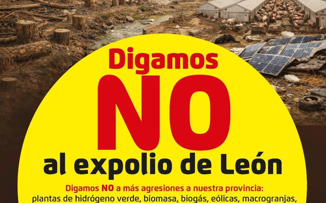 Concentración en Botines contra el expolio de la provincia de León