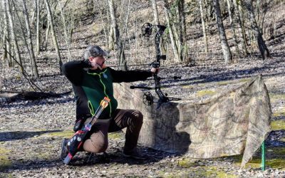 El paramés Daniel Carbajo Crespo, subcampeón de España de recorrido de caza con arco