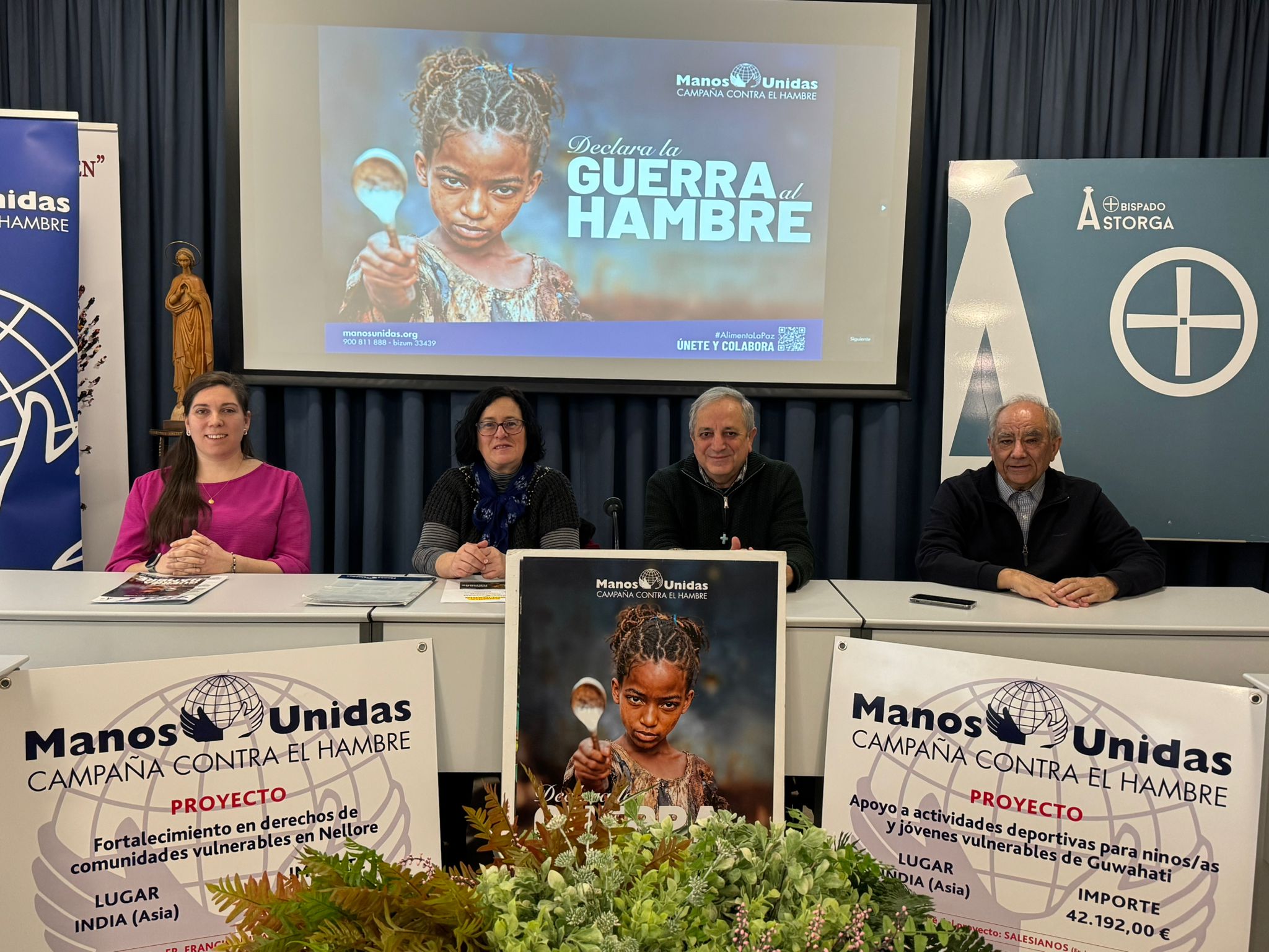 Manos Unidas presenta en Astorga su campaña contra el hambre con el testimonio de un misionero en terreno