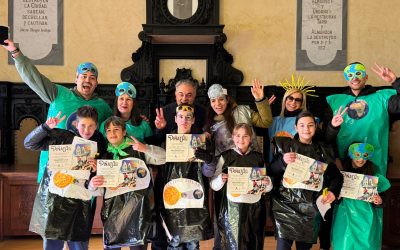 Los escolares de Astorga abren la Piñata 2026 con un pregón dedicado al eclipse solar del 12 de agosto