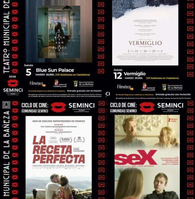 La Bañeza acoge en marzo el ciclo ‘Comunidad Seminci’ con cuatro proyecciones gratuitas en el Teatro Municipal