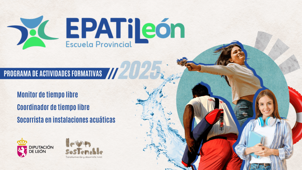 Siete cursos de formación juvenil en ocio, tiempo libre y socorrismo en León, Laciana, Babia y Maragatería
