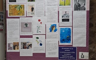 Nuevo Panel de Igualdad con motivo del 8M en la Biblioteca de Astorga