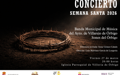 Villoria de Órbigo acoge un concierto de Semana Santa con la banda Sones del Órbigo y la directora invitada Irene Gómez-Calado