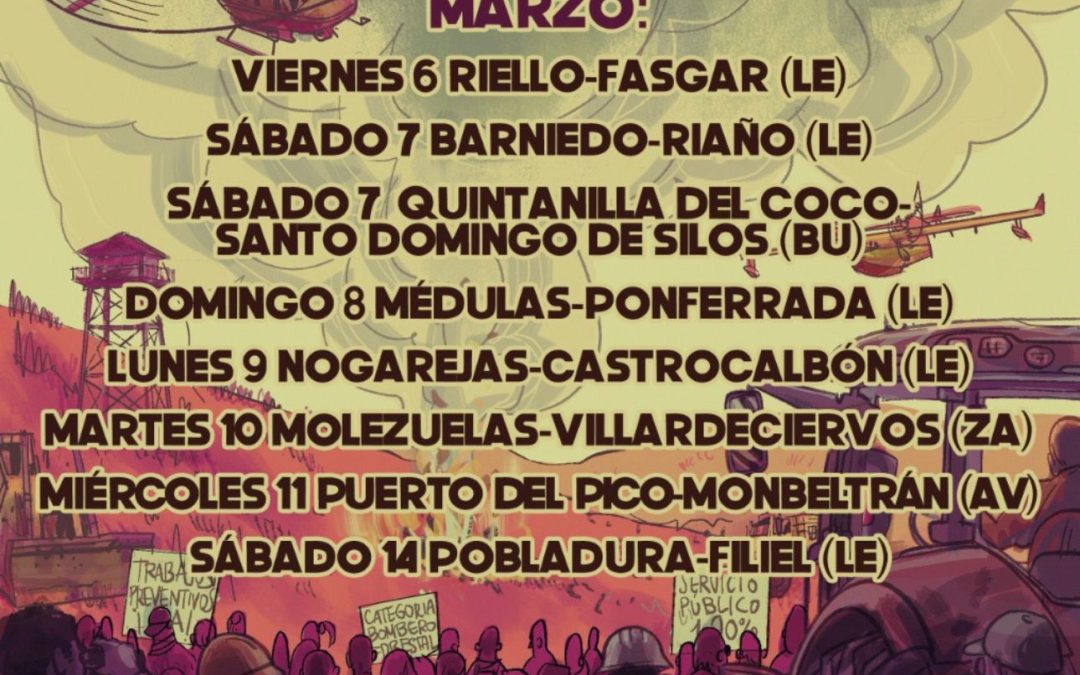 “El monte no olvida”: ocho marchas recorrerán en marzo zonas afectadas por los incendios