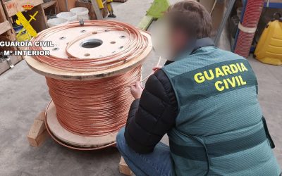 6 detenidos y 4 investigados por robo/hurto de cobre en distintos puntos de la provincia de León