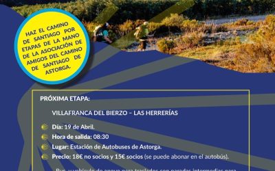 El Bierzo y Astorga impulsan una nueva etapa de peregrinaciones guiadas por el Camino de Santiago el 19 de abril