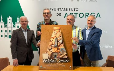 Un cartel inspirado en Astorga, Gaudí y la artesanía anuncia la Feria del Queso 2026