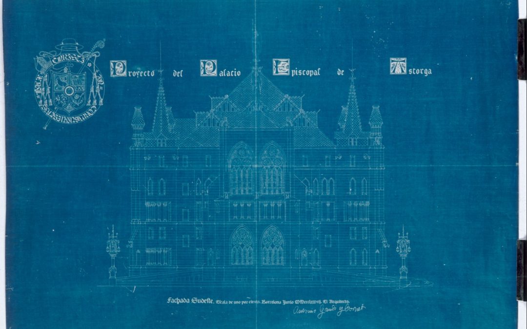 El Palacio de Gaudí muestra los planos originales que el arquitecto proyecto para Astorga