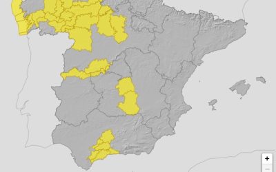 La Aemet mantiene hoy los avisos amarillos por tormentas en las provincias de Ávila, León y Zamora