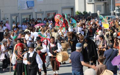 Ocho mascaradas populares leonesas acudieron al encuentro internacional ‘Rituais ancestrais’ de Bemposta gracias al ILC