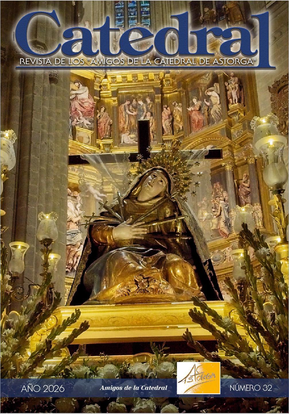 Los Amigos de la Catedral eligen la imagen de la Dolorosa Coronada para el Nº 32 de su revista