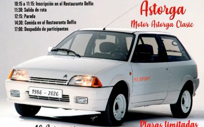 Astorga reúne a los clásicos del motor en una nueva concentración este sábado